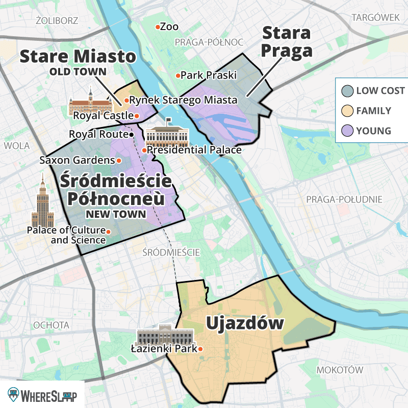 where to sleep in warsaw
