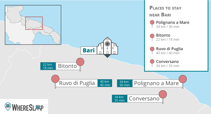 where to sleep near bari