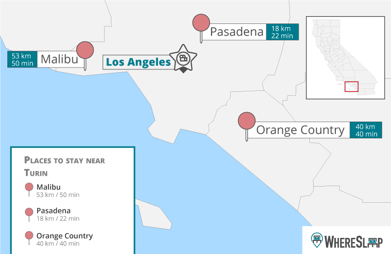 where to sleep near los angeles