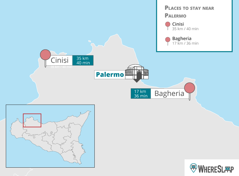 where to sleep near palermo