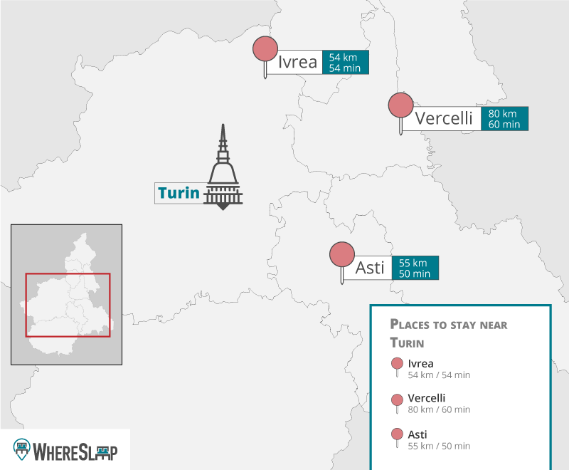 where to sleep near turin